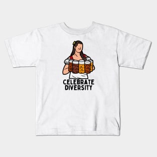 Celebrate Diversity - Beer Kids T-Shirt